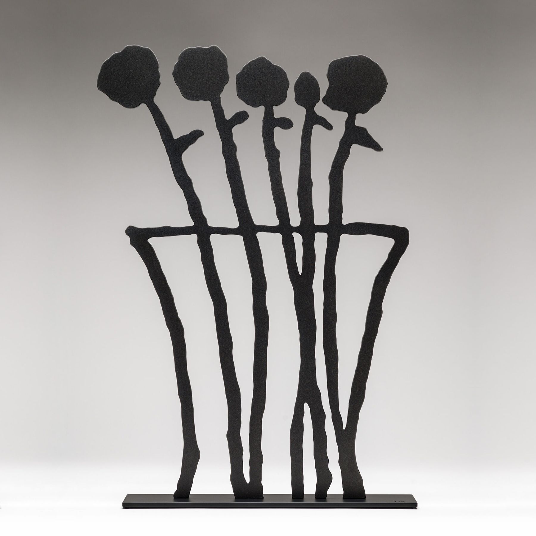 Donald BAECHLER, Black Flowers