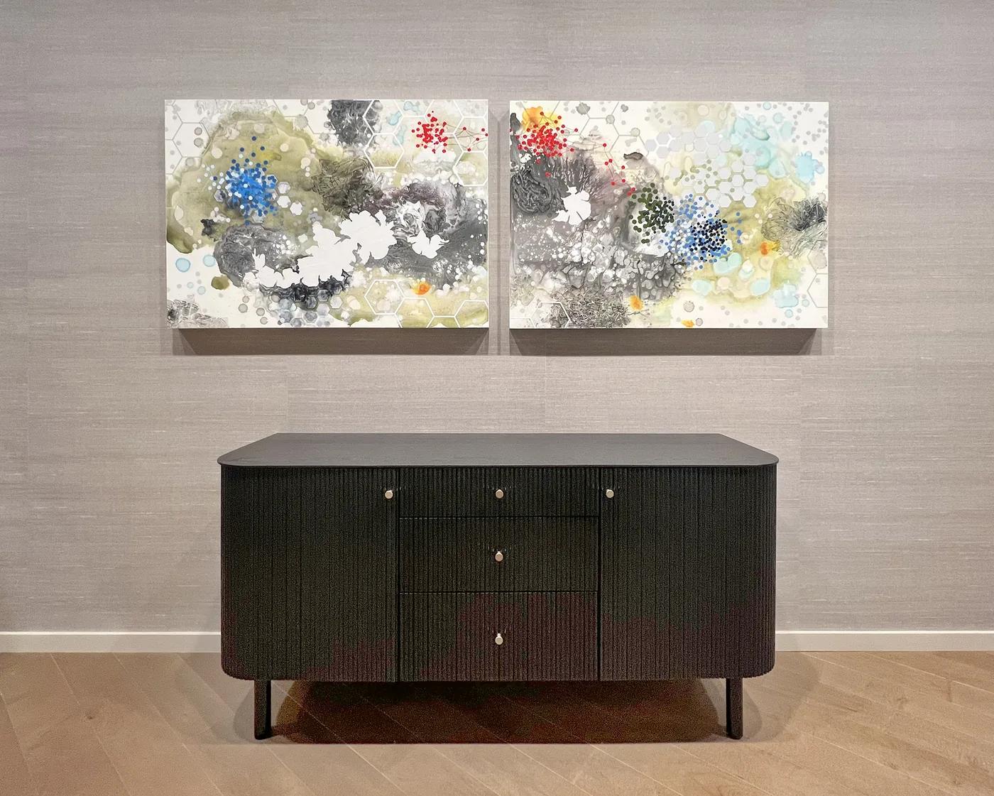 Heather PATTERSON, Uncharted Territory (diptych)