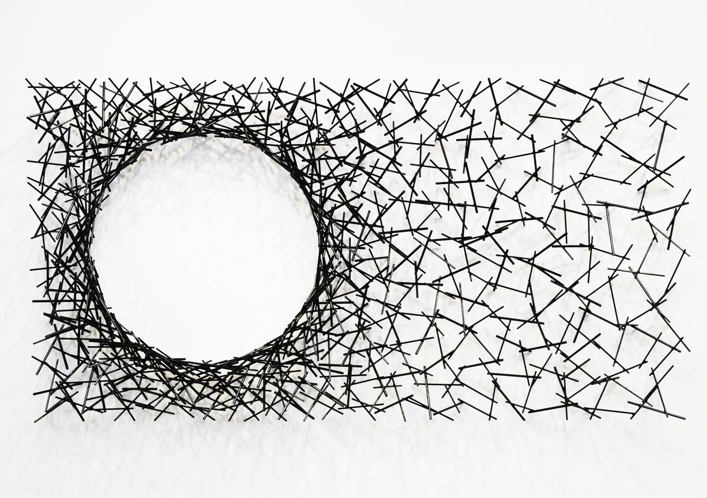 Matt DEVINE, Black Rectangle with Circle Cut Out