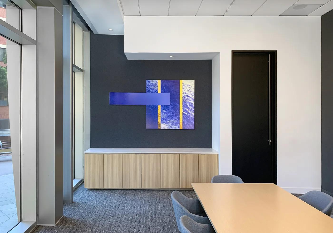 J PAXTON, Ocean Blue-Gold with Intersection