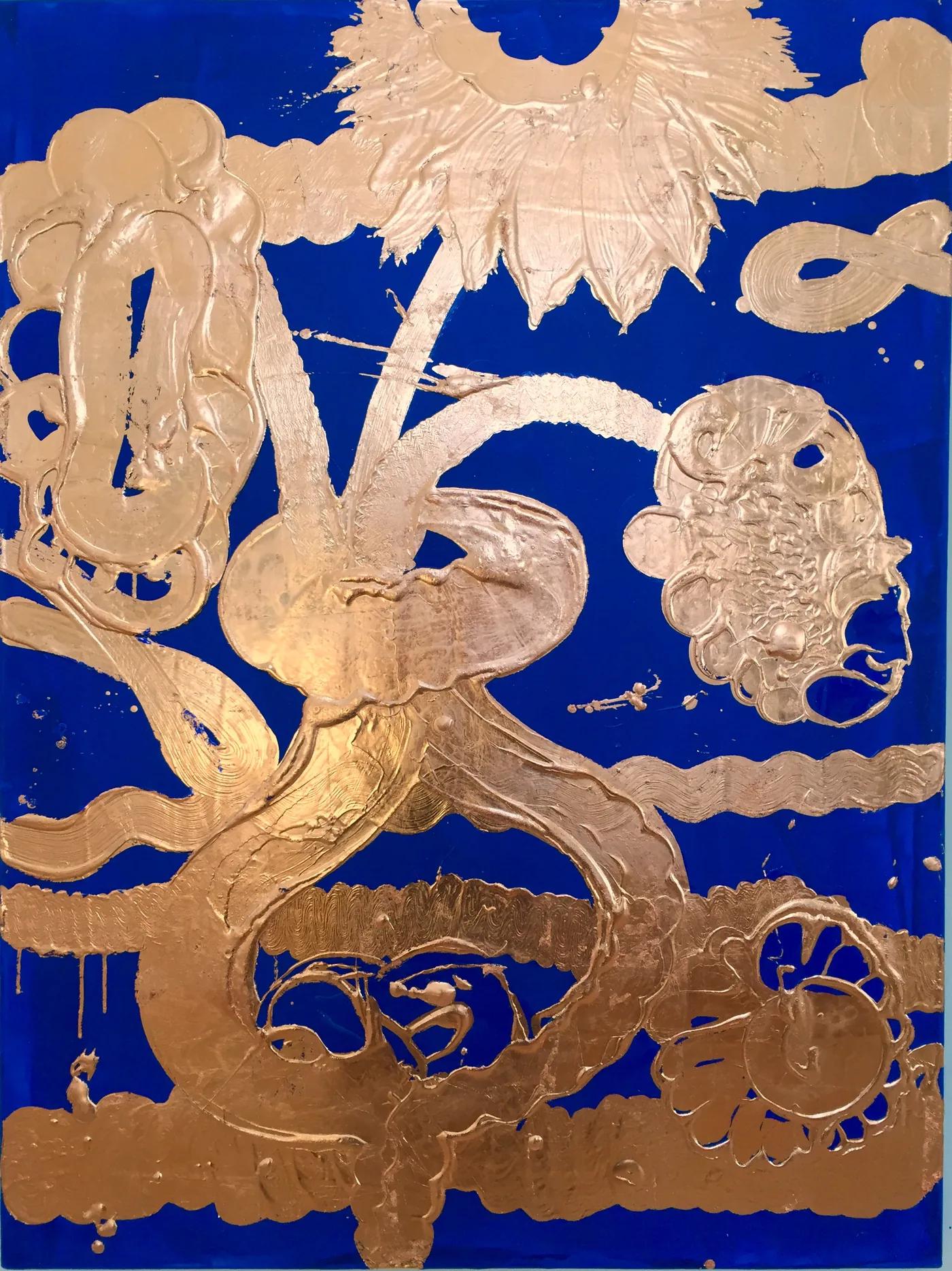 Catherine HOWE, Copper Painting (Luminous Cobalt, no. 1)
