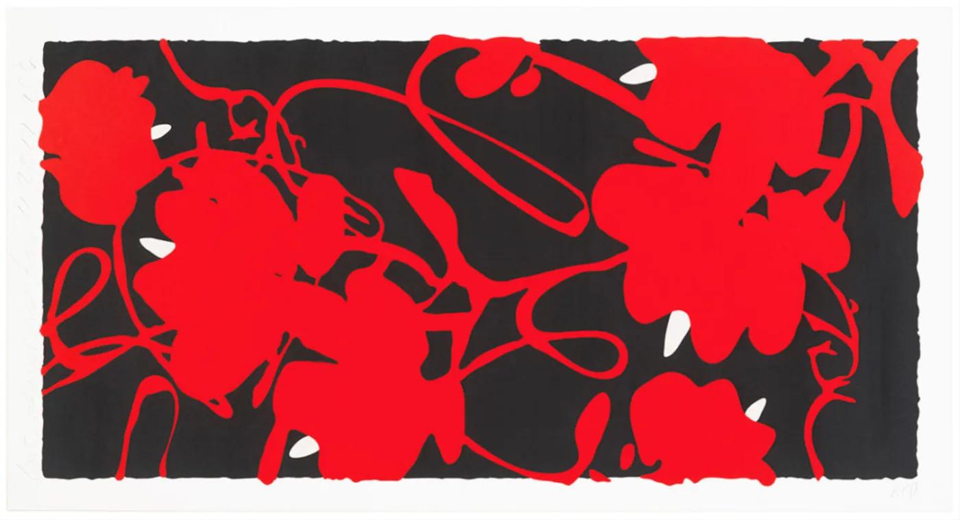 Donald SULTAN, Lantern Flowers, Feb 17, 2012