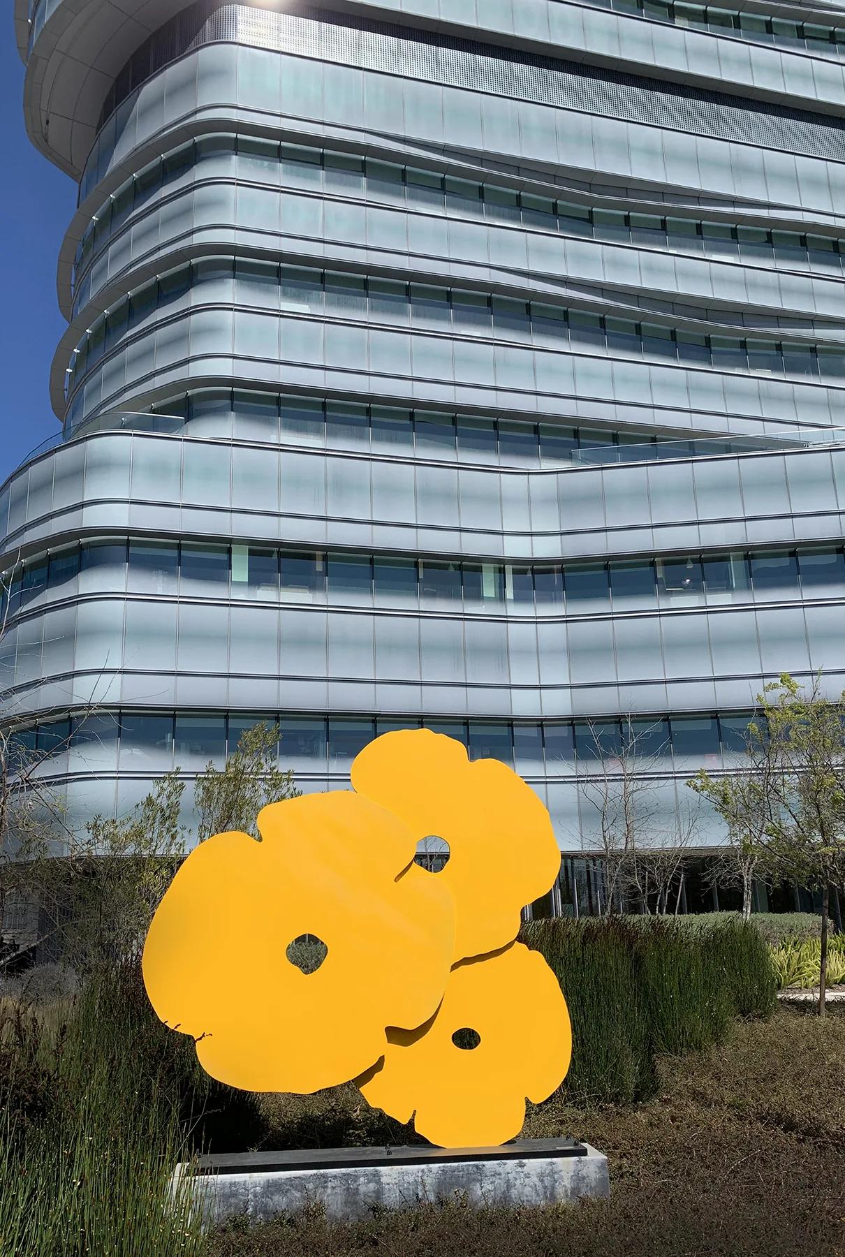 Donald SULTAN, Big Yellow Poppies