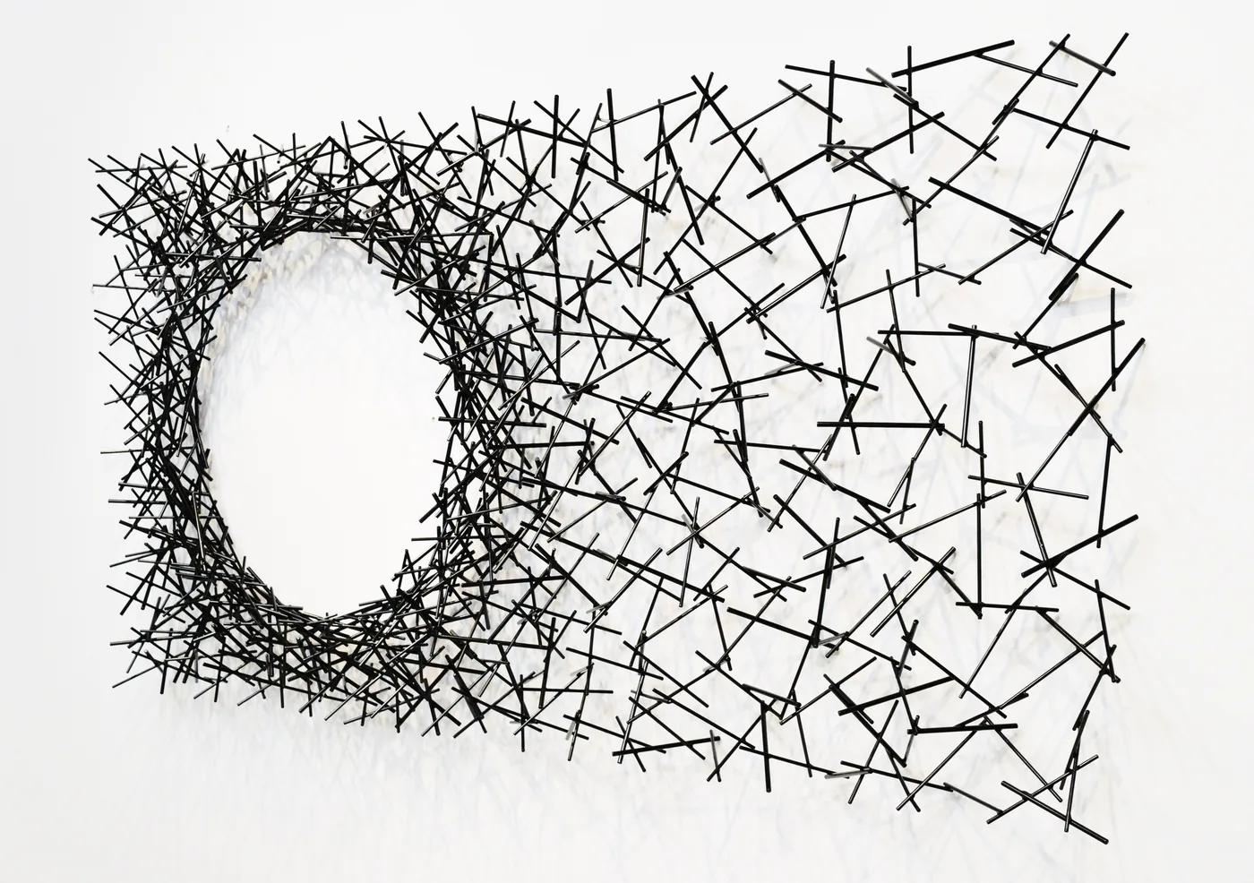 Matt DEVINE, Black Rectangle with Circle Cut Out