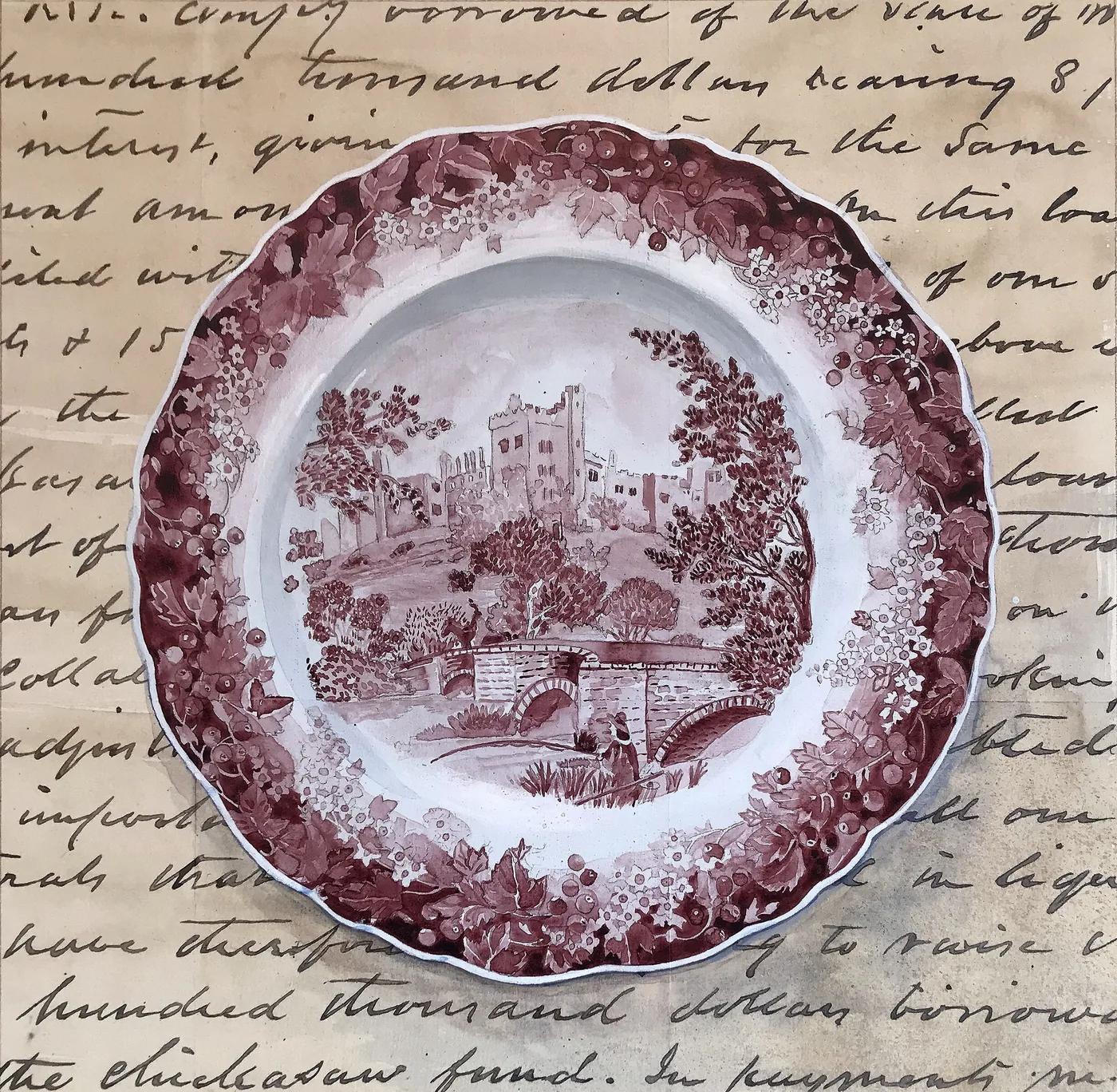 Renée BOTT, Dinner Plate Ruby