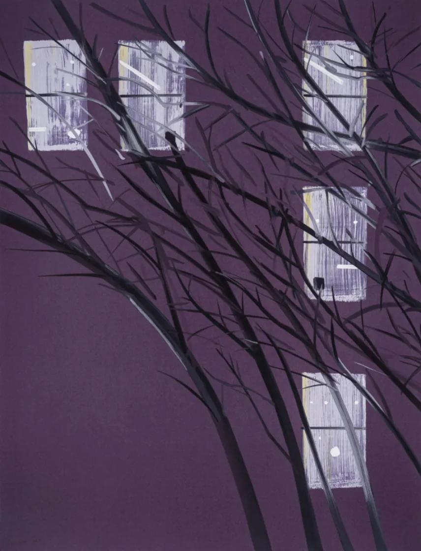 Alex KATZ, Purple Wind