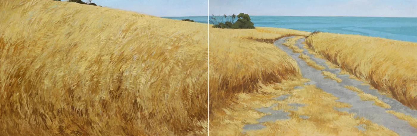 Nicole STRASBURG, Island Hike (diptych)