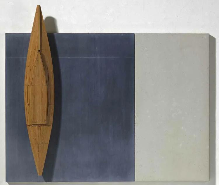 David RUDDELL, Fir Boat, Black and Grey Board