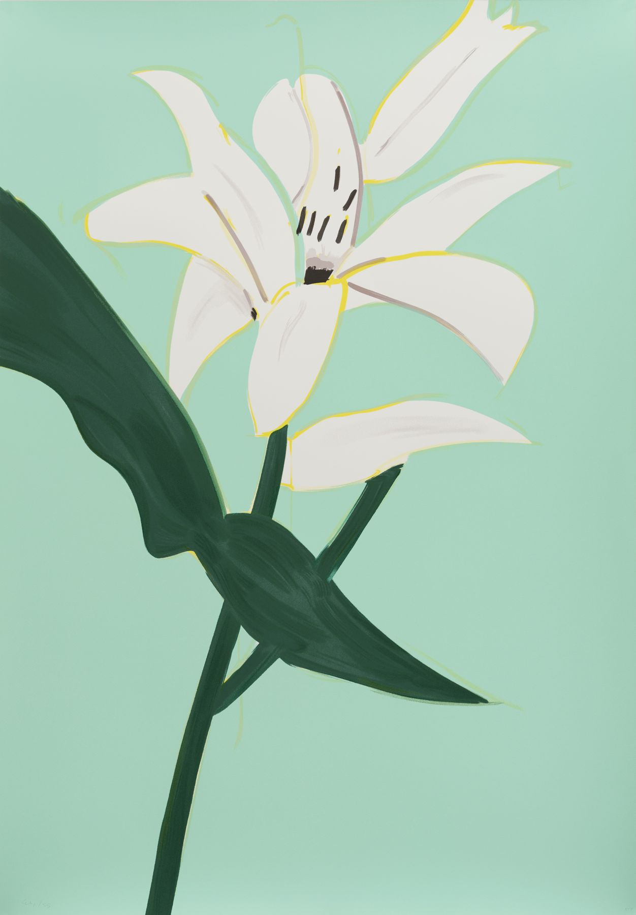Alex KATZ, White Lilies 2