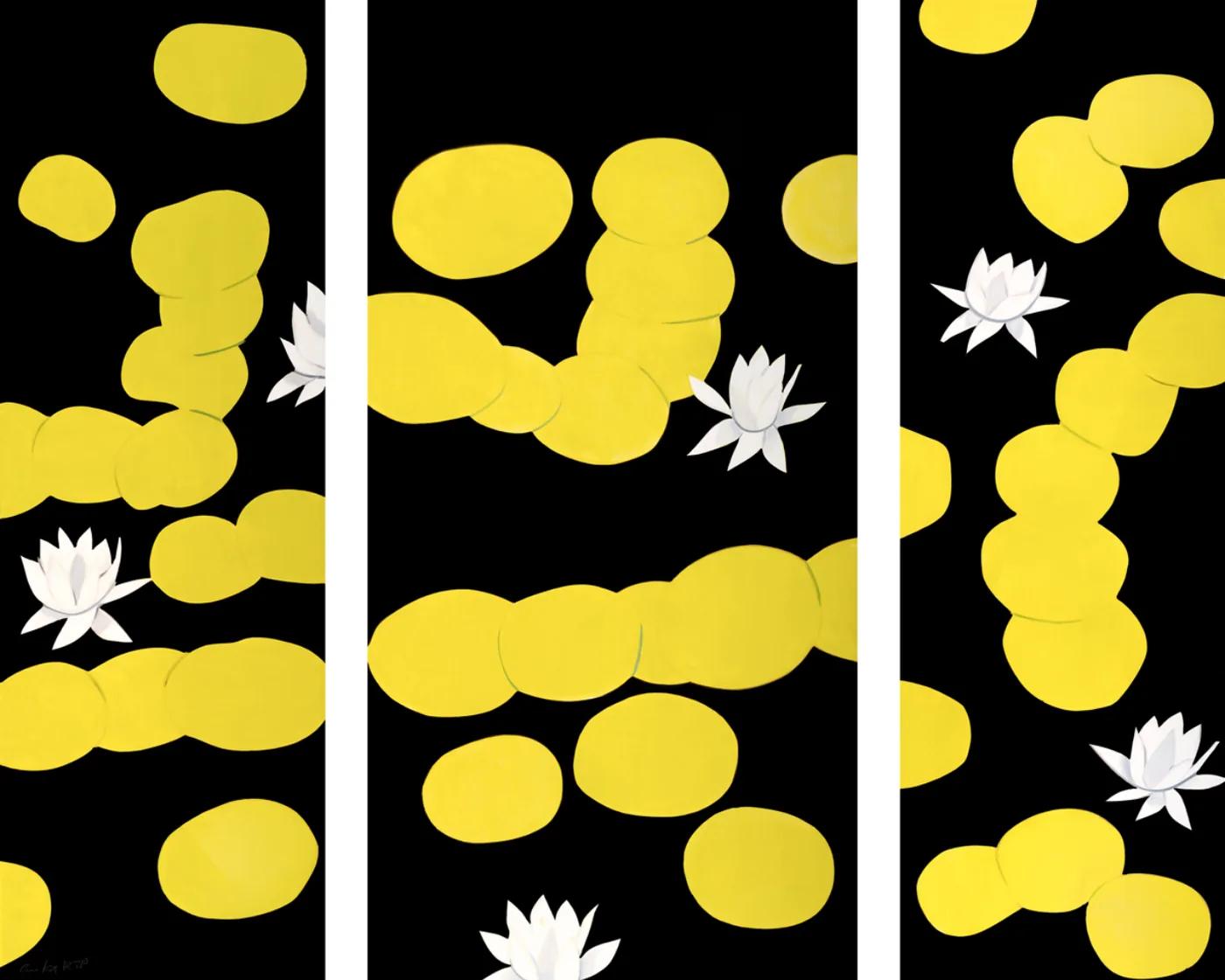 Alex KATZ, Homage to Monet (Triptych)