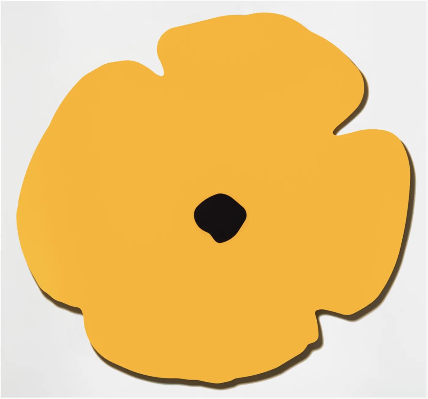 Donald SULTAN, Yellow Wall Poppy, Aug 13, 2020