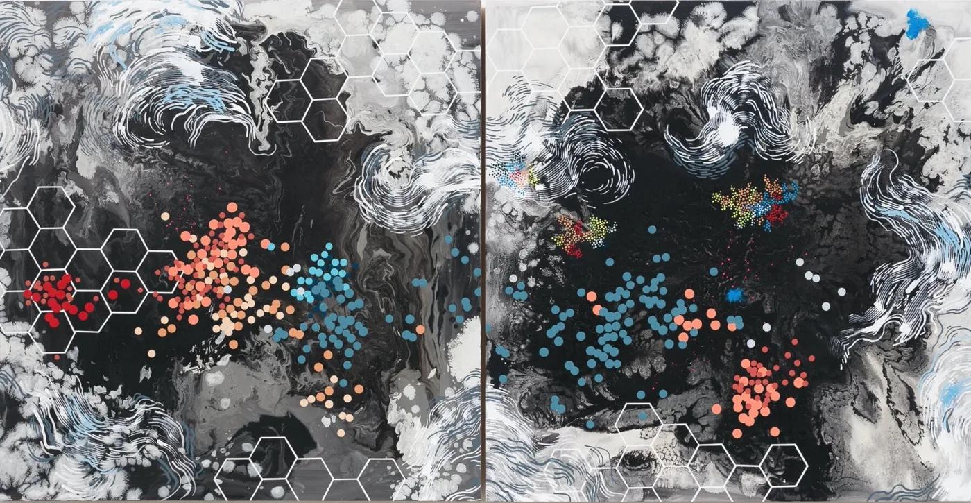 Heather PATTERSON, Subterrane (diptych)
