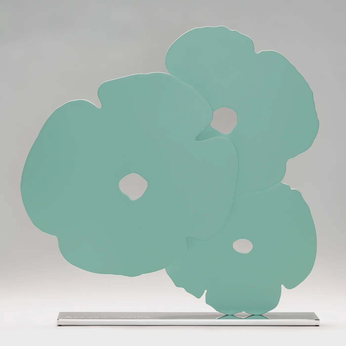 Donald SULTAN, Aqua Poppies