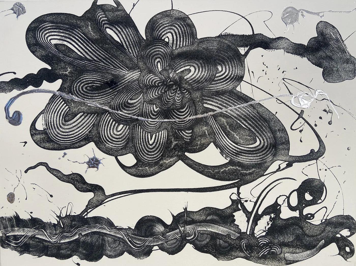 Catherine HOWE, Silver Painting (The Garden)