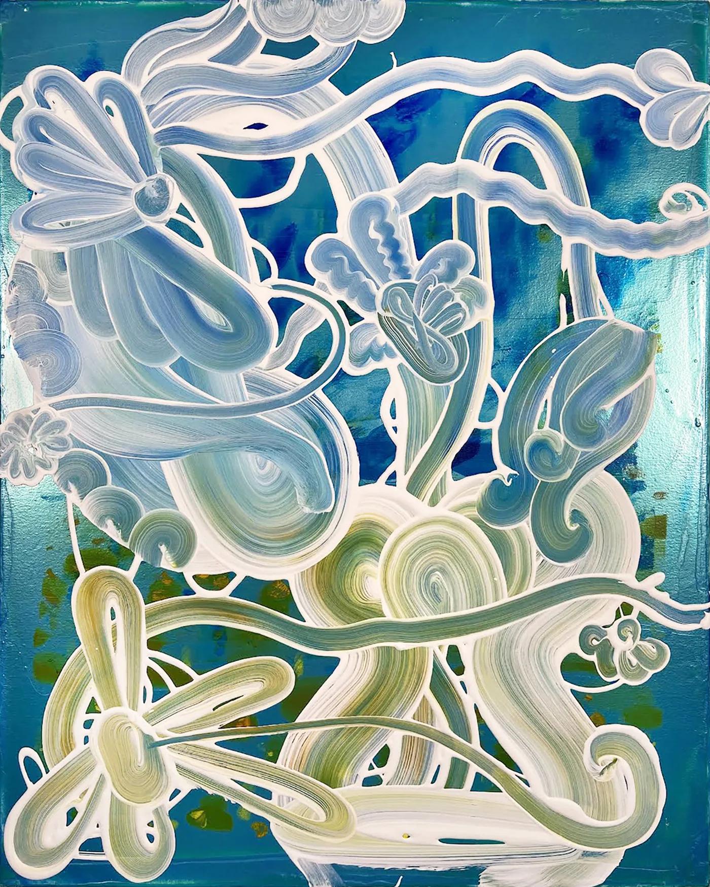 Catherine HOWE, Wallflower No. 3 Iridescent Aqua