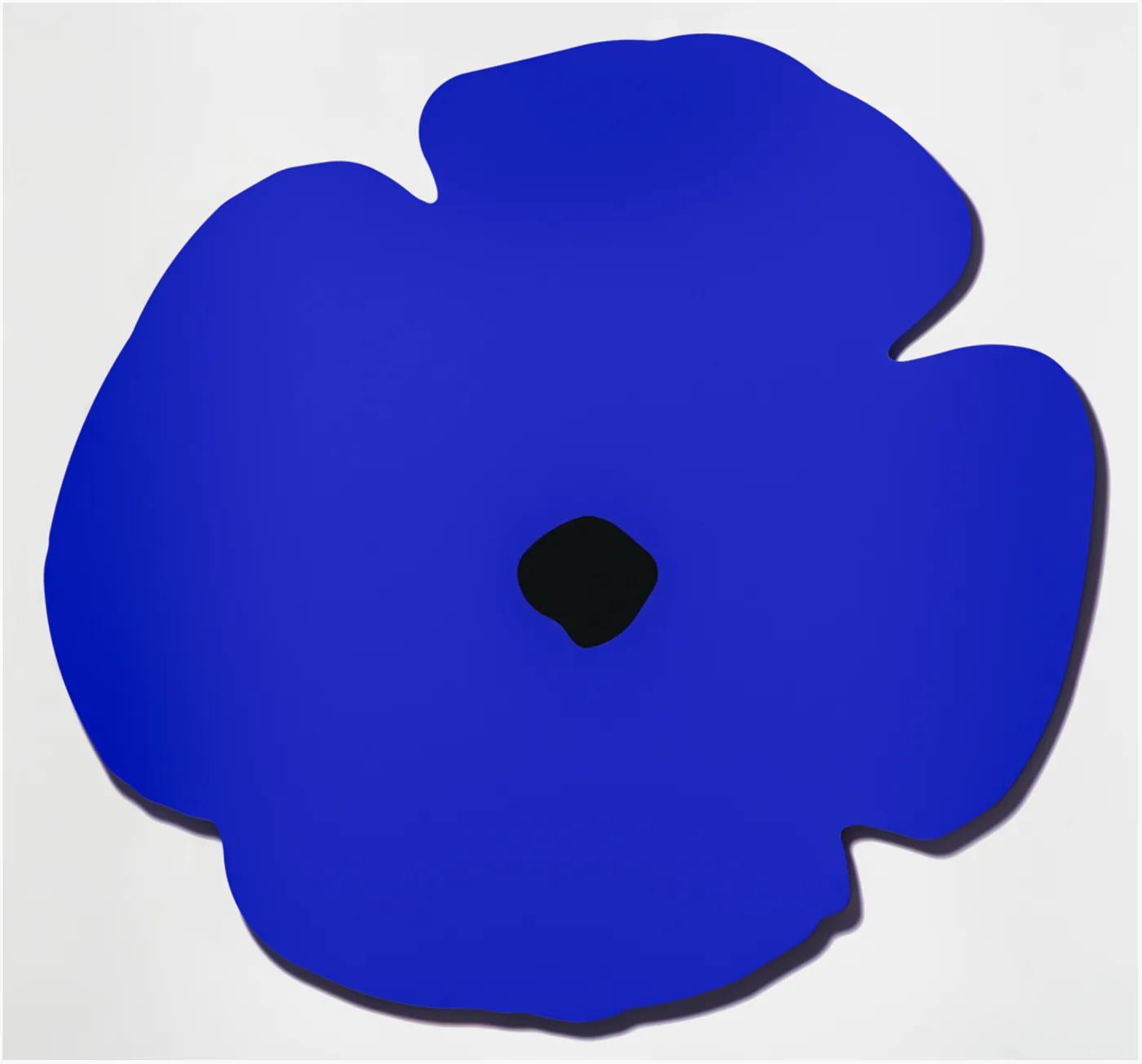 Donald SULTAN, Blue Wall Poppu, Aug 13, 2020