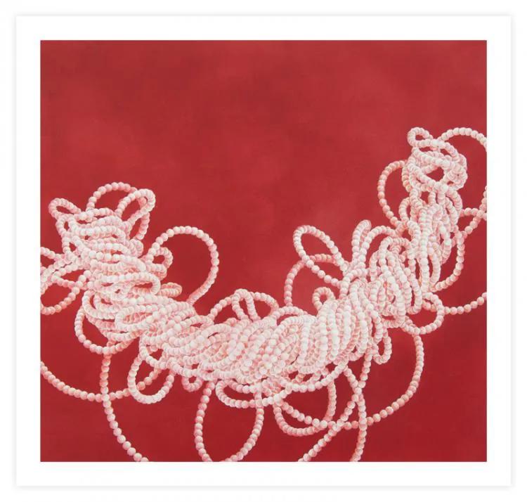 Greg MURR, Pearl Study No. 16 (Red Torsade)