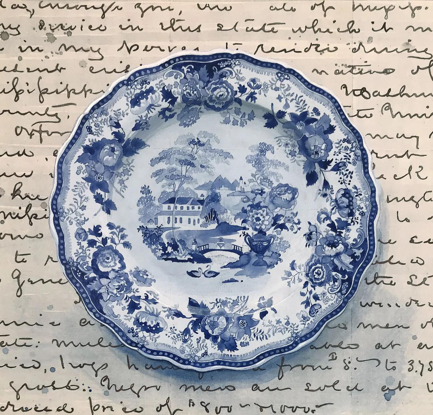 Renée BOTT, Dinner Plate Navy