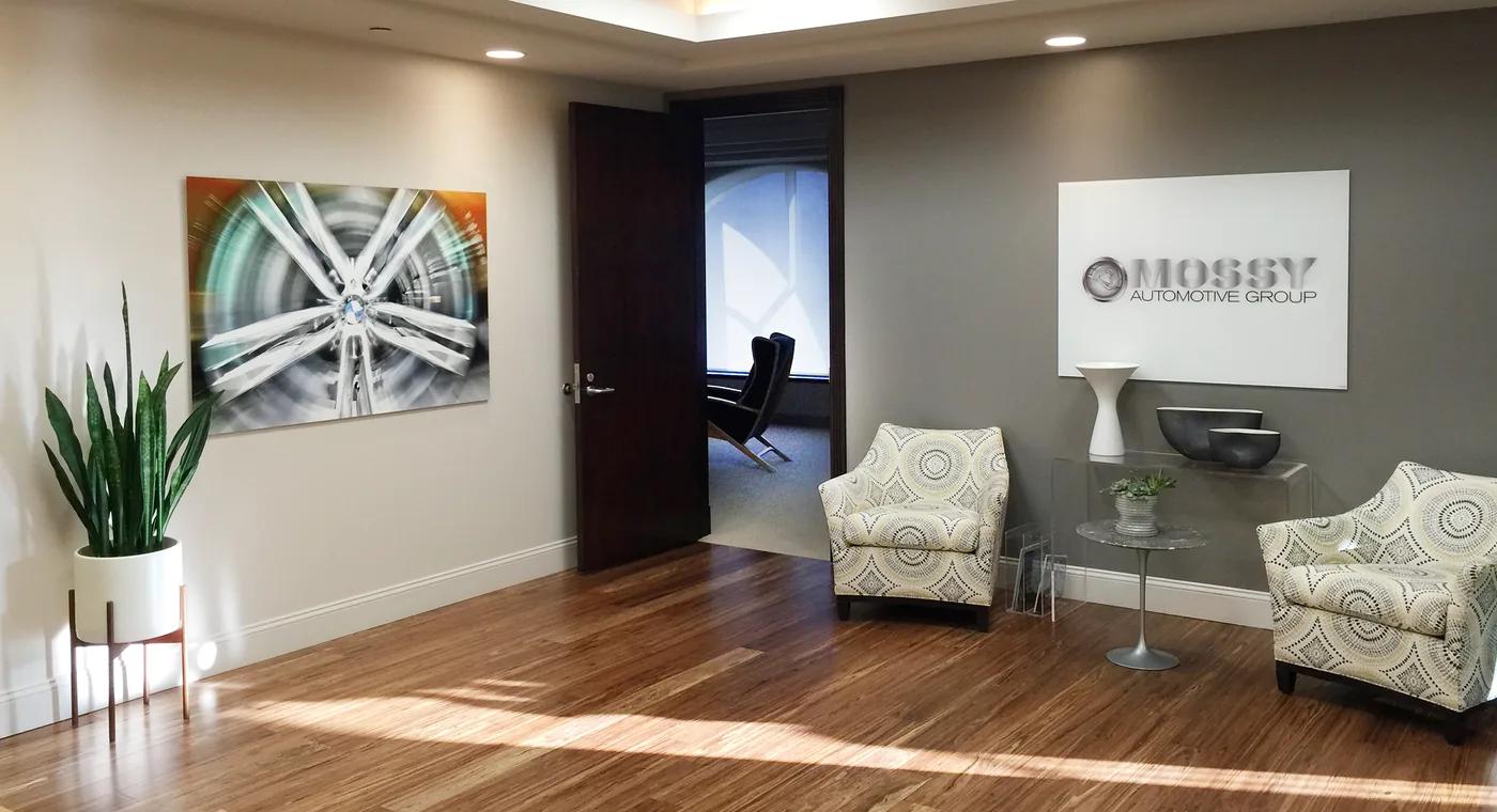 Mossy Automotive Group — art consulting project