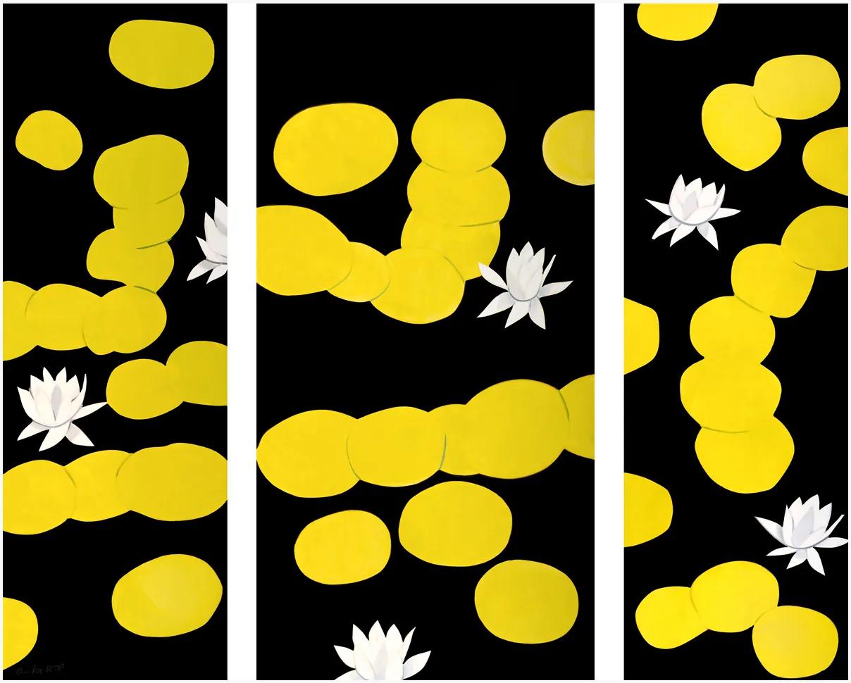 Alex KATZ, Homage to Monet (Triptych)