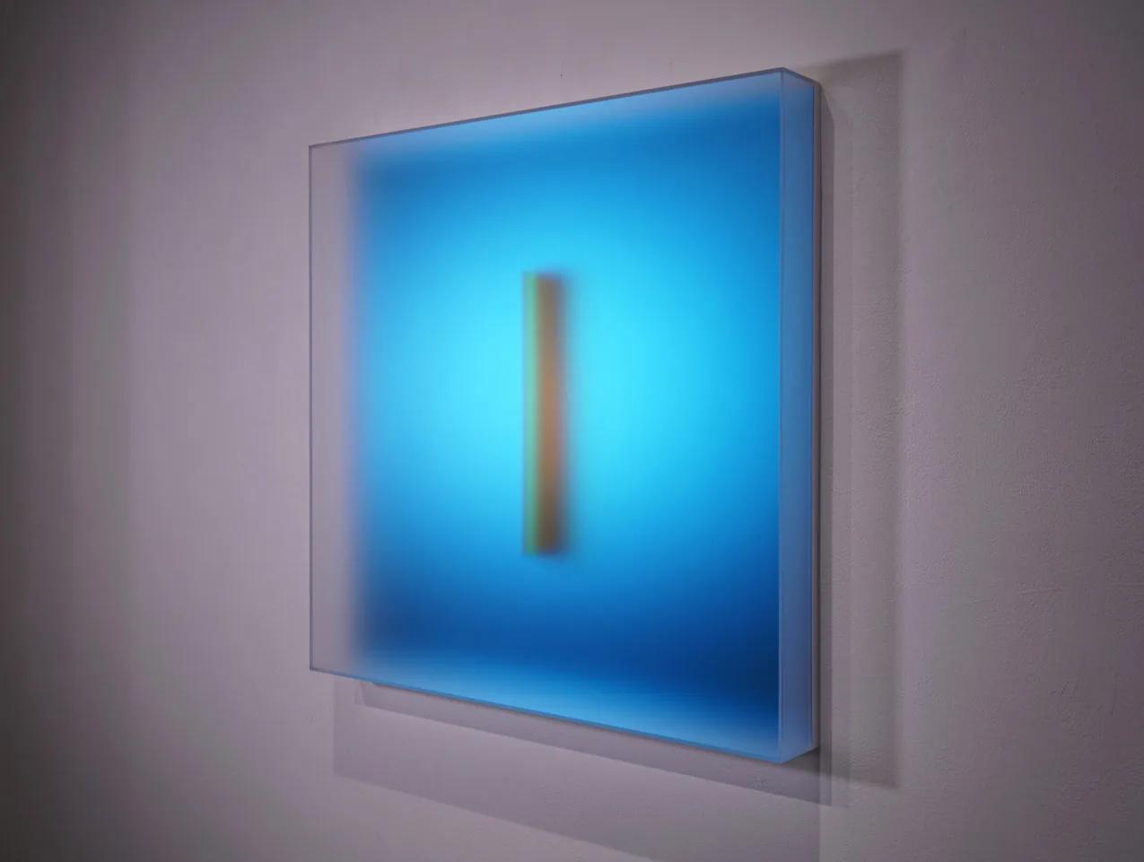 Casper BRINDLE, Untitled, Light Glyph (light blue)