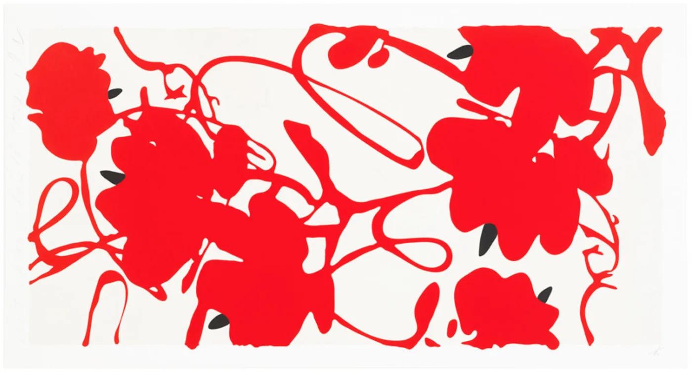 Donald SULTAN, Lantern Flowers, Feb 18, 2012