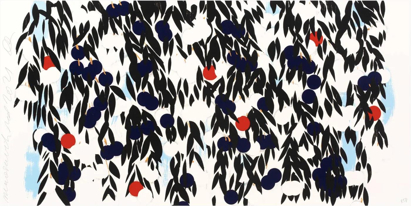 Donald SULTAN, Mimosa with Red, 2021