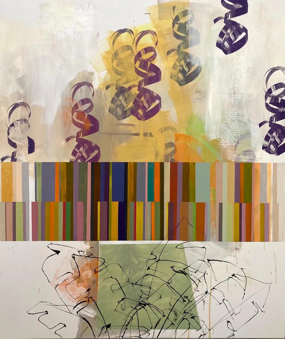 Sheldon GREENBERG, Mute Chart Series #9