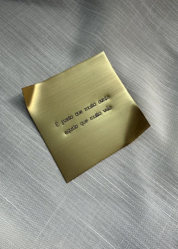 Recado M - É Justo Que Muito Custe Aquilo Que Muito Vale