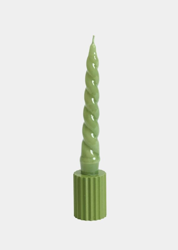 Castiçal Wave 3D M Verde Musgo