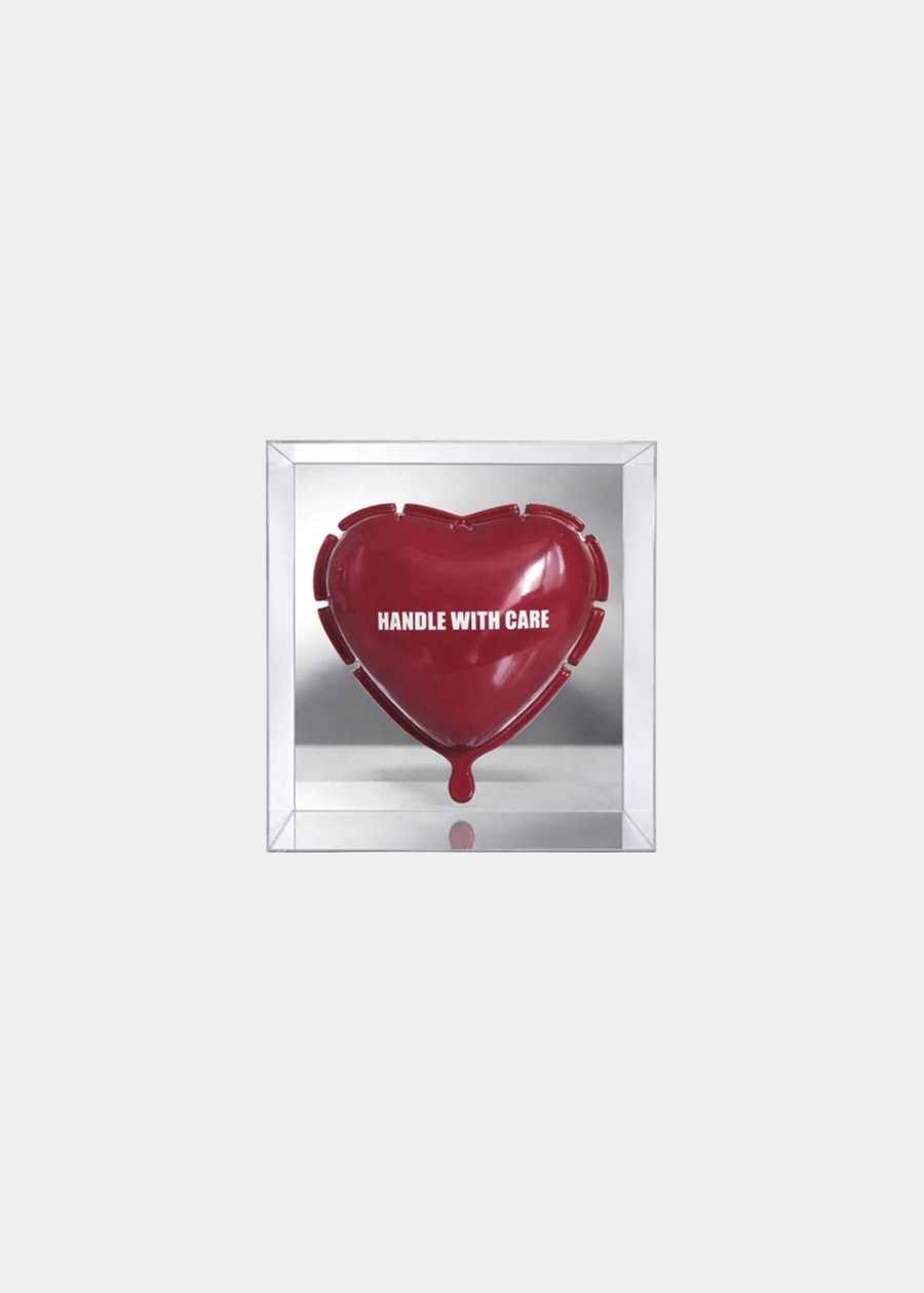 Coração Handle With Care Framboesa Na Caixa