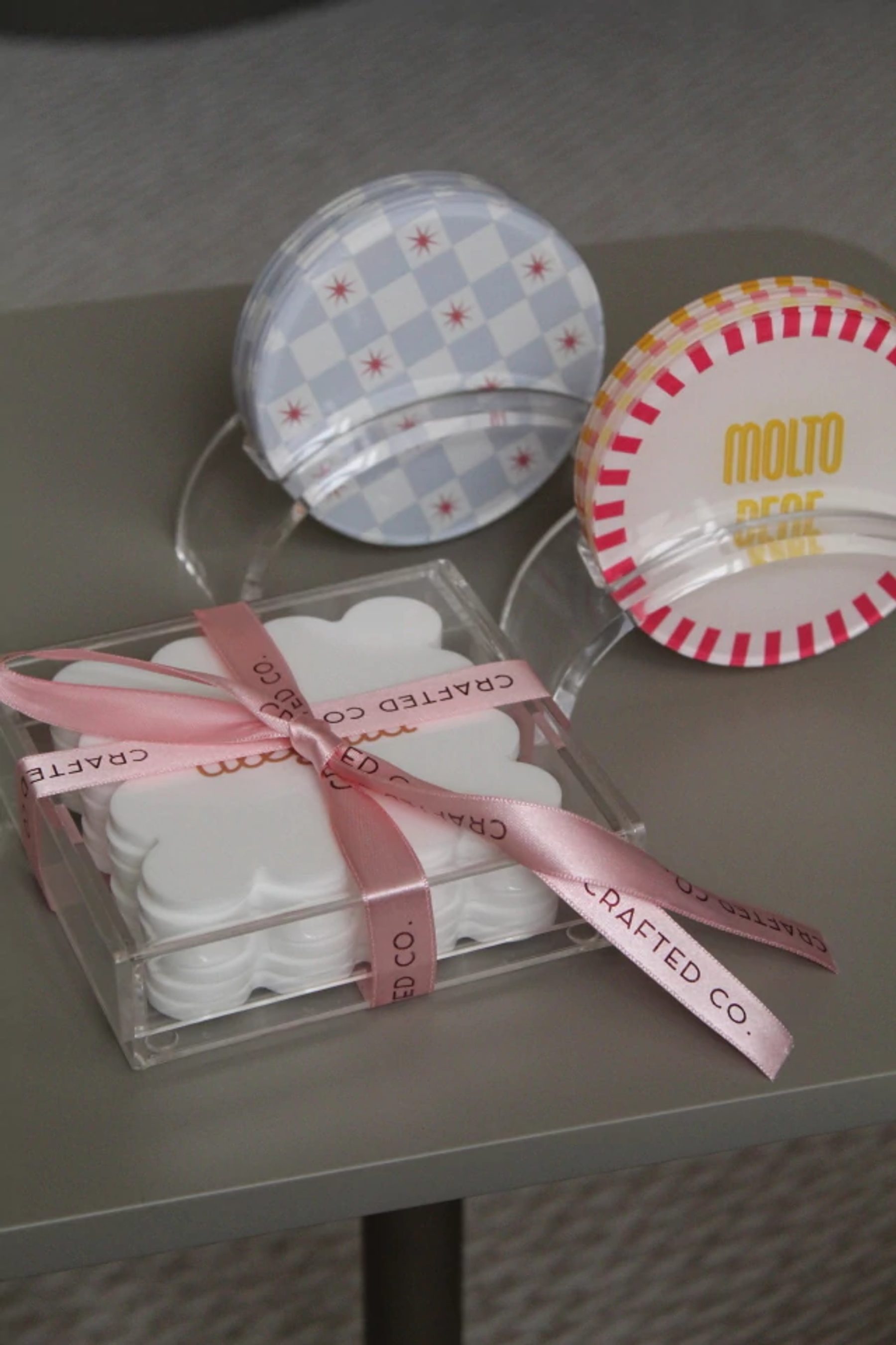  Caixa de Acrílico Para Porta Copos 2