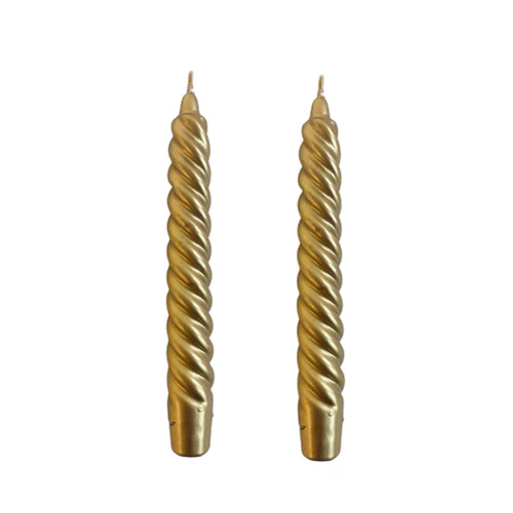 Vela Castiçal Twist Bold Dourado 3