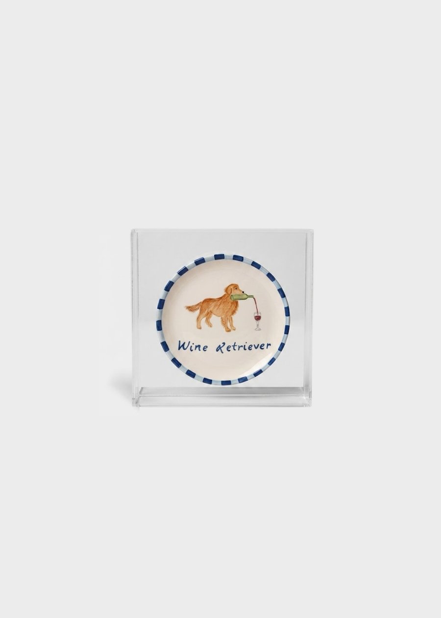 Quadro Acrylic Piece Wine Retriever