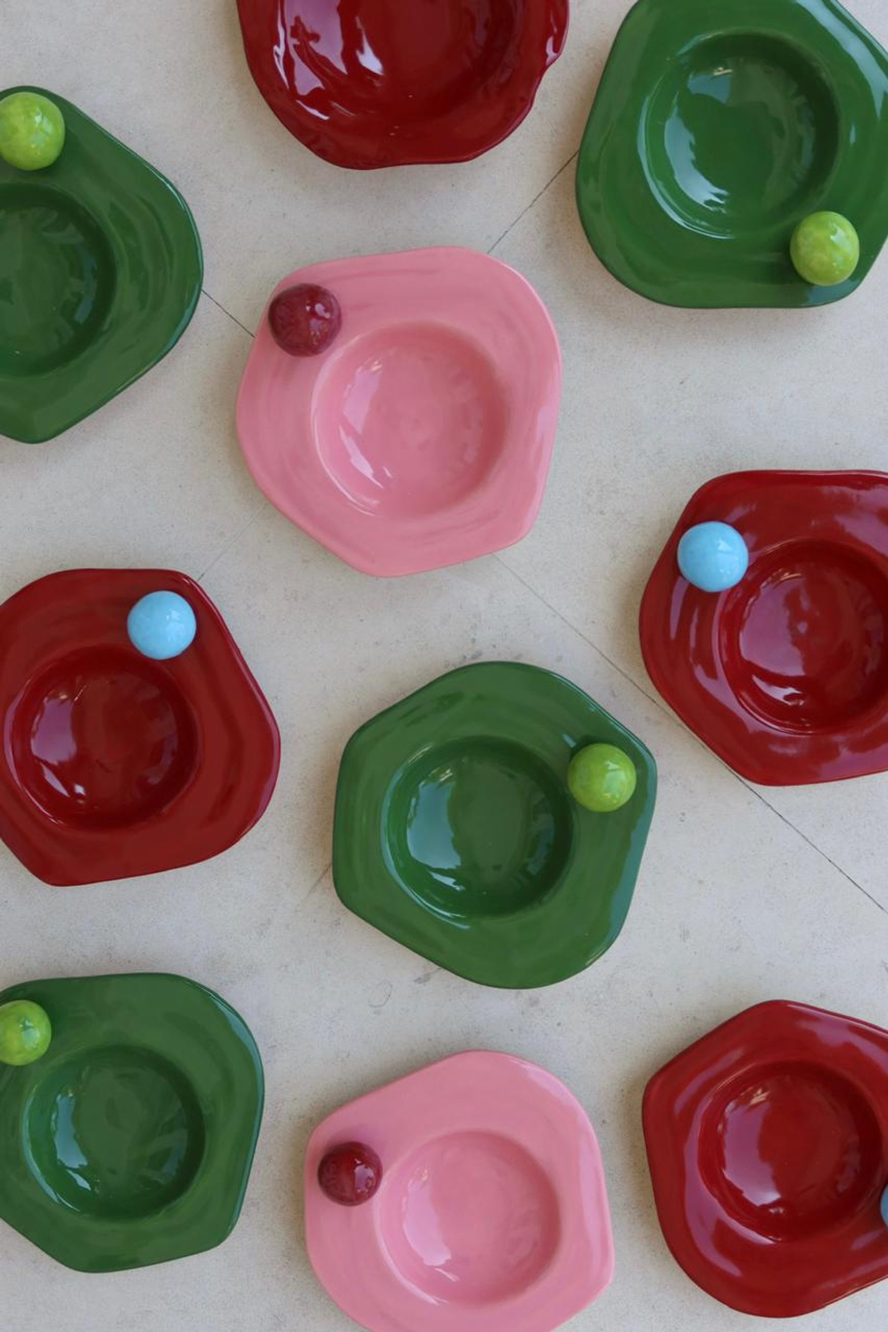 Apoio decorativo Organic Verde 4