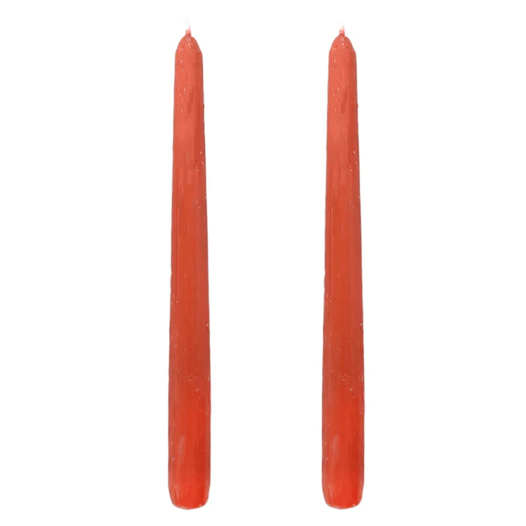 Dupla Vela Castiçal Cônica Terracota G 3