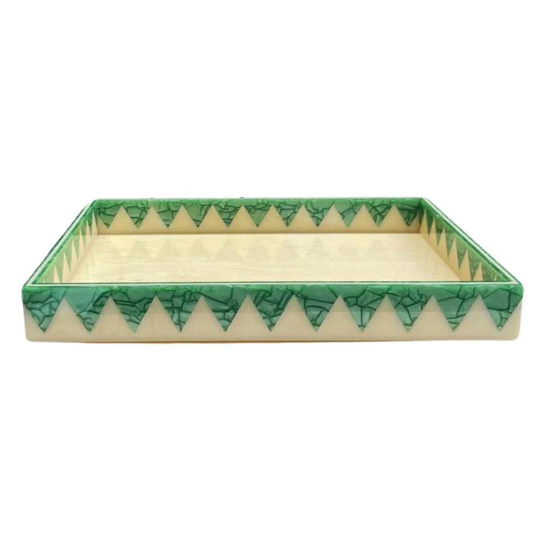 Bandeja Solaris Marfim E Verde 4