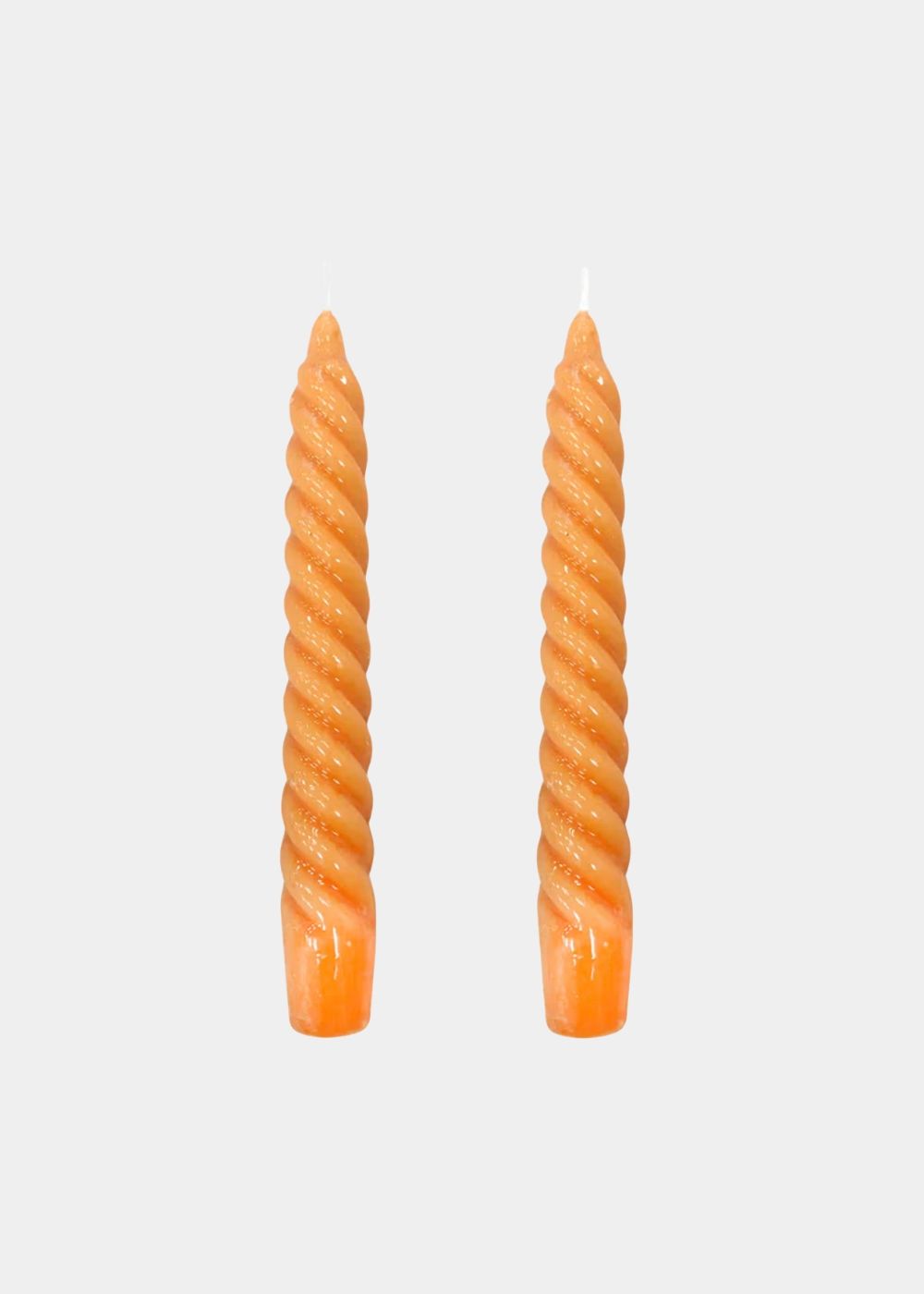 Vela Castiçal Twist Bold Laranja