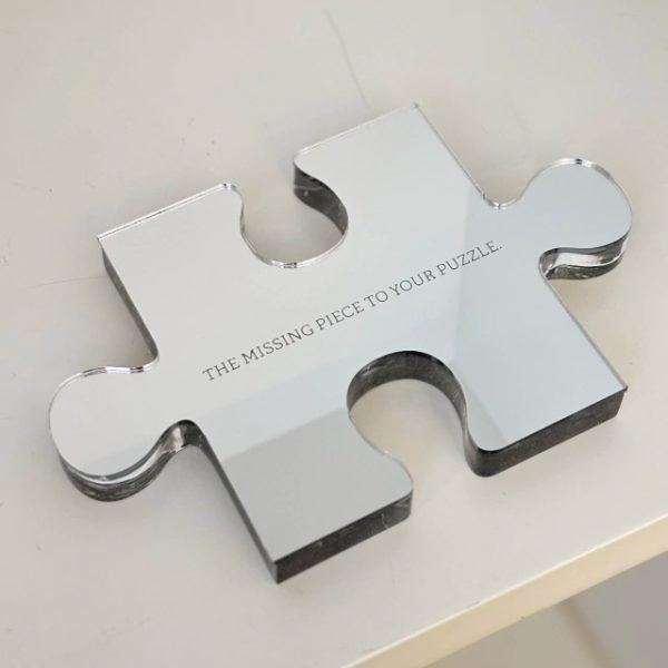 Puzzle Missing Piece Prateado