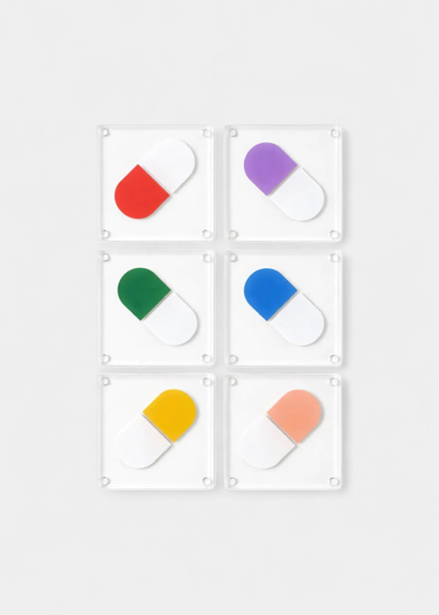 Set Porta Copos Pill