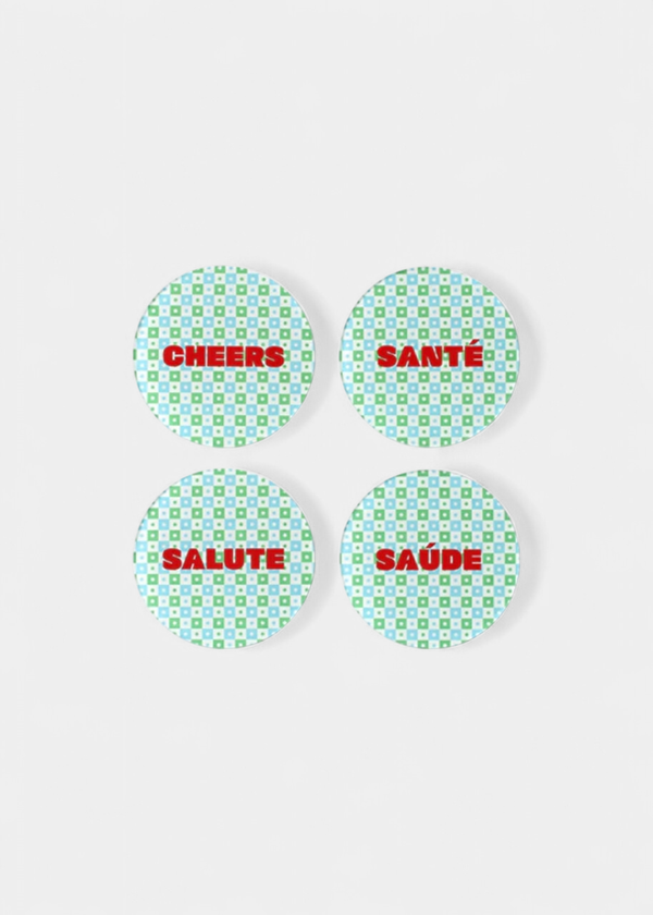 Set Porta Copos Salute