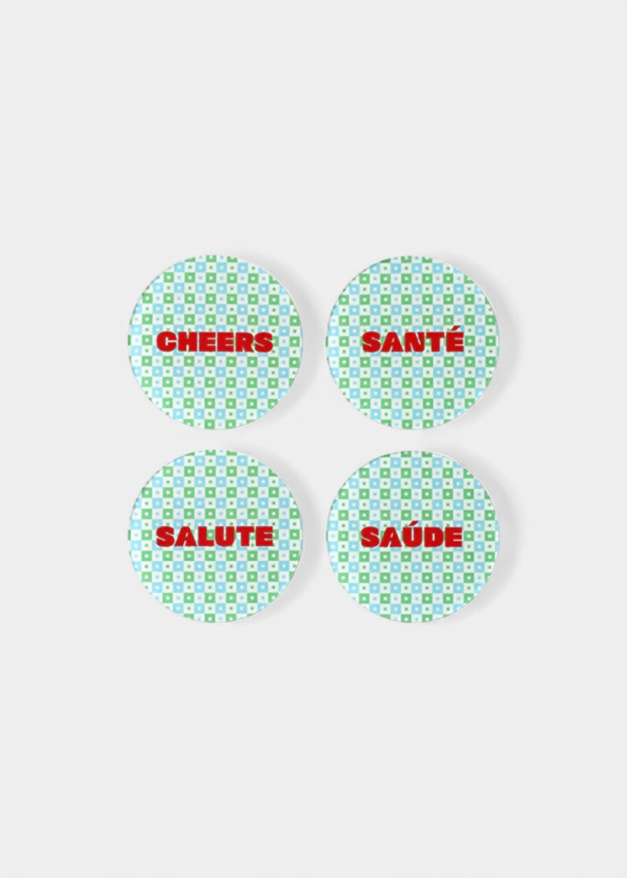 Set Porta Copos Salute