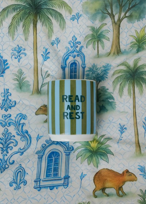 Vela Aromática Read And Rest - Collab Rouparia Carioca