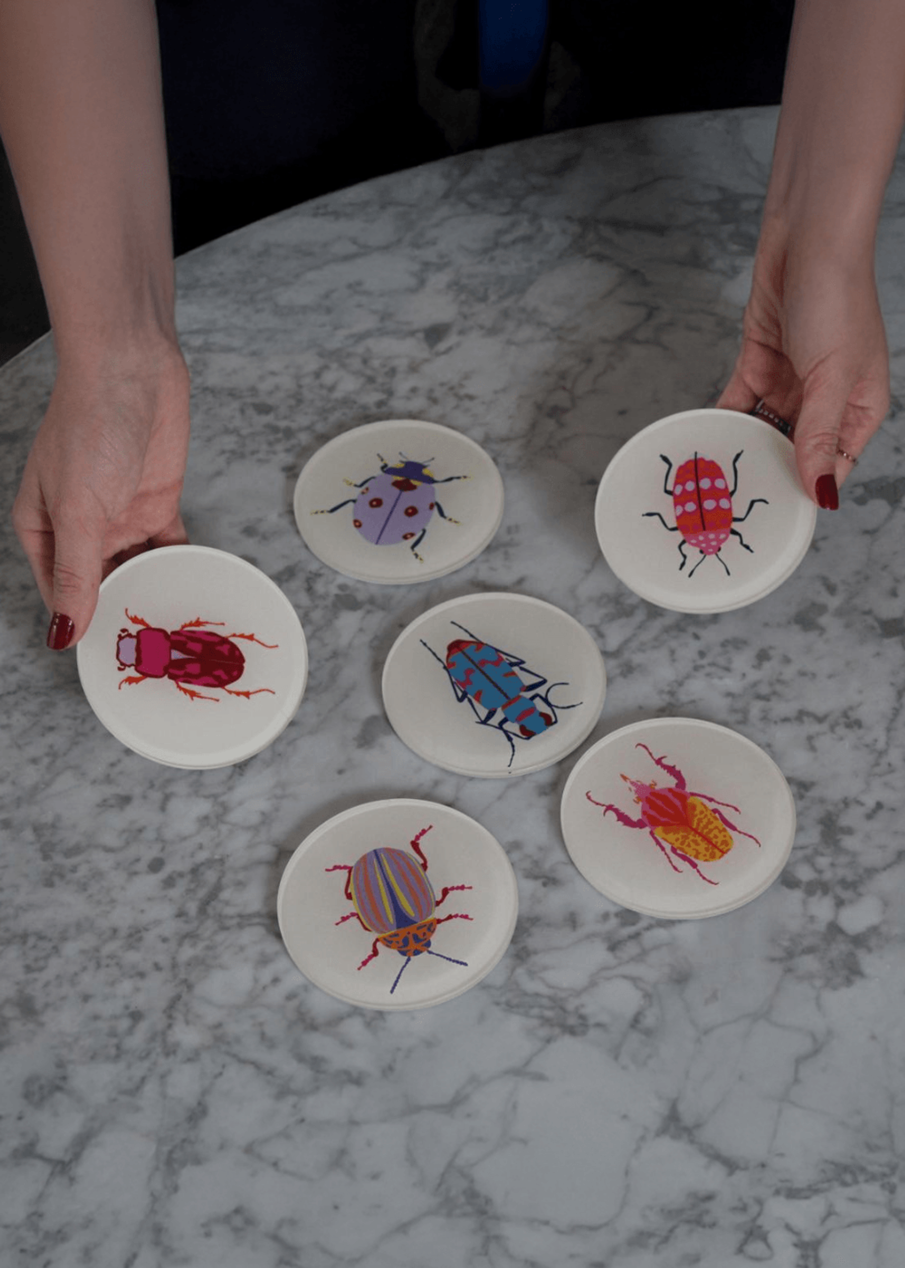 Set Porta Copos Besouro  2