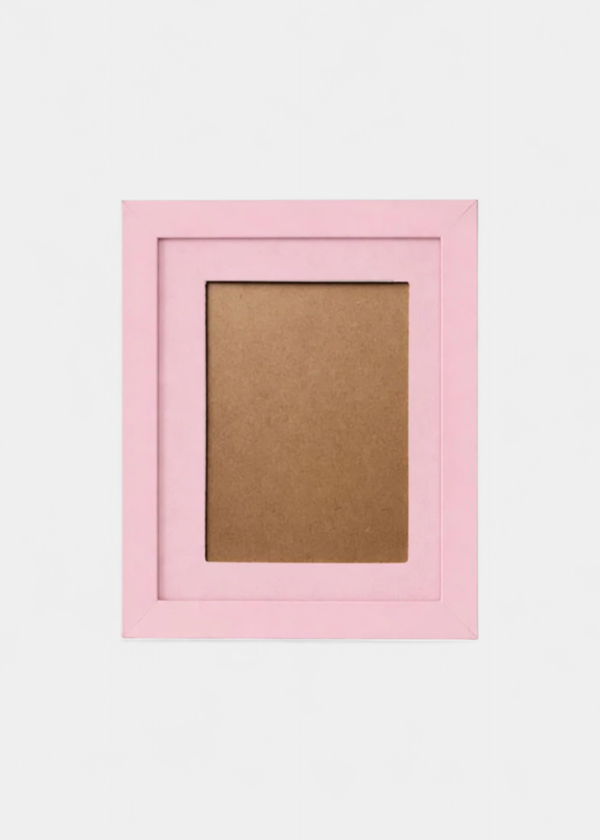 Quadro De Tecido Rosa