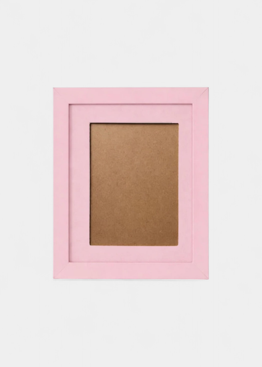 Quadro De Tecido Rosa