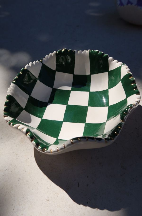 Bowl Checkaholic Verde Musgo