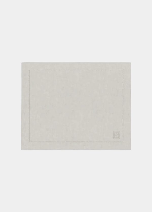 Jogo Americano Linho Puro Off White