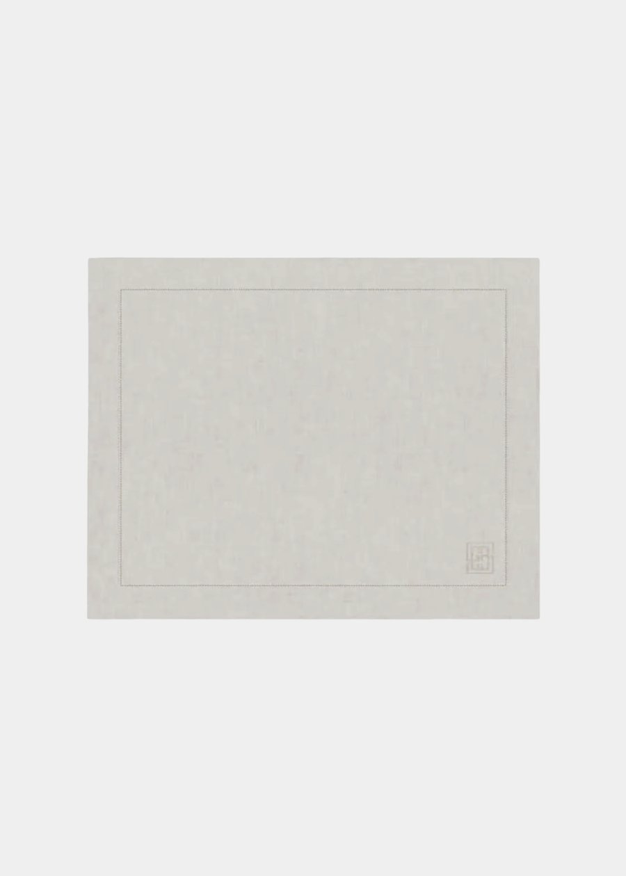 Jogo Americano Linho Puro Off White