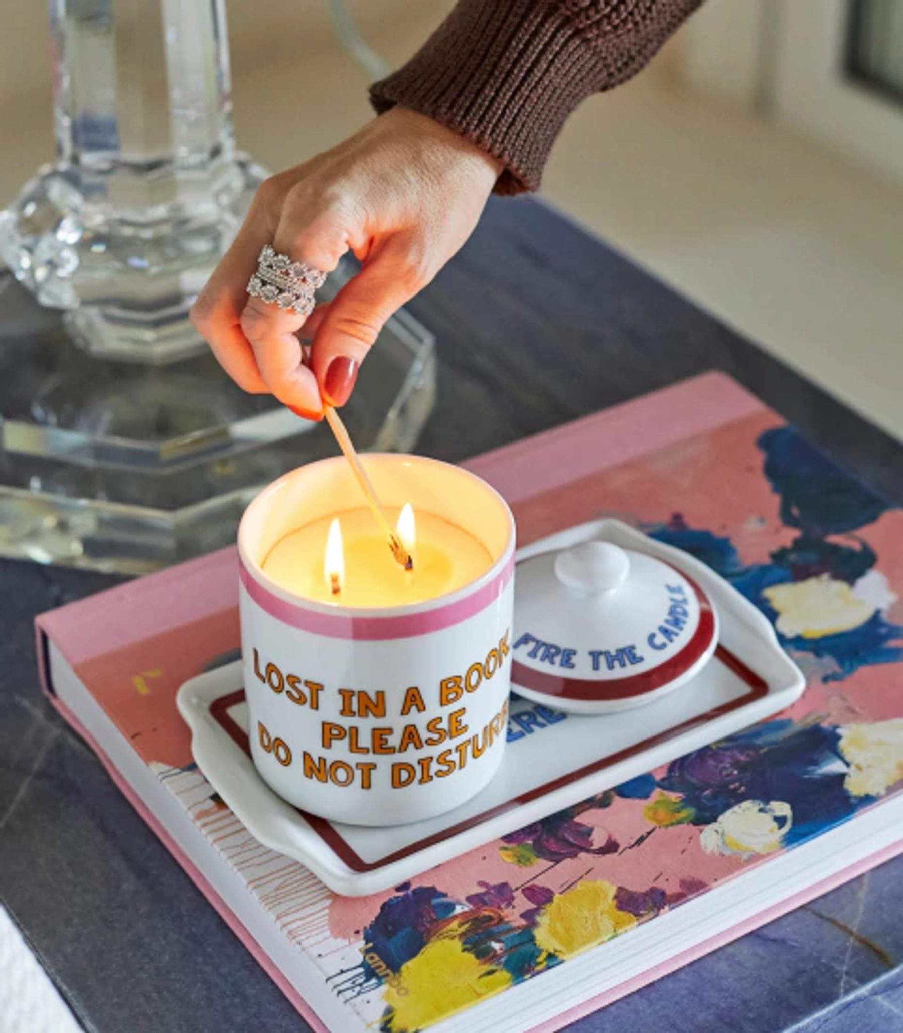 Kit Ritual de Leitura - Vela, Bandeja E Caneca 4